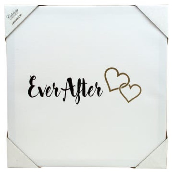 Other - “EVER AFTER” CANVAS WALL ART NWT